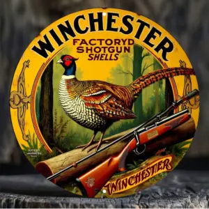 Vintage Winchester Factory Shotgun Sign 30x30cm 8 Sa625c12075184ff5a21465e8a4495b31f
