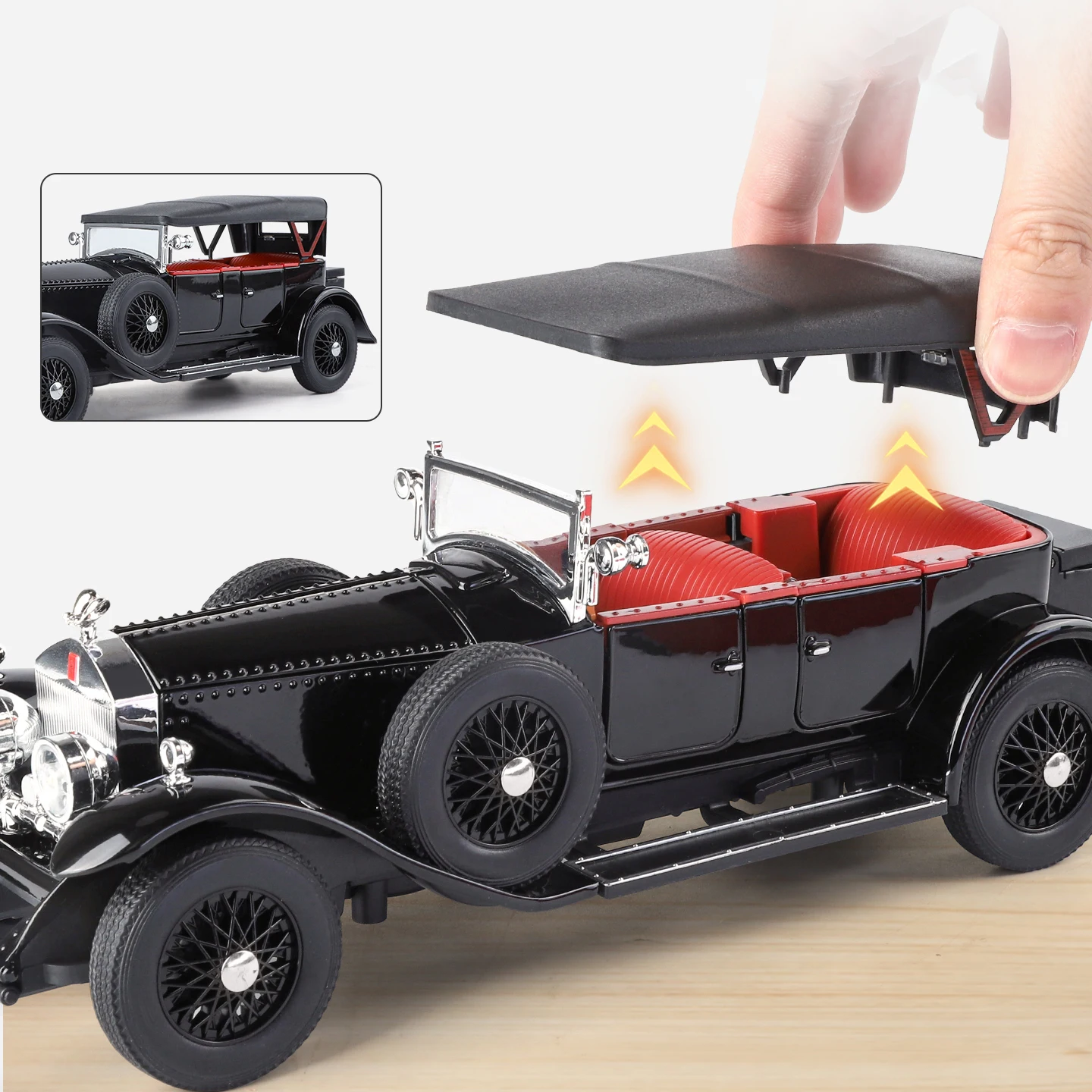 1925 Rolls Royce Phantom I Diecast Model 1:24 5 1925 Rolls Royce Phantom I Diecast Model 1:24 - Image 5