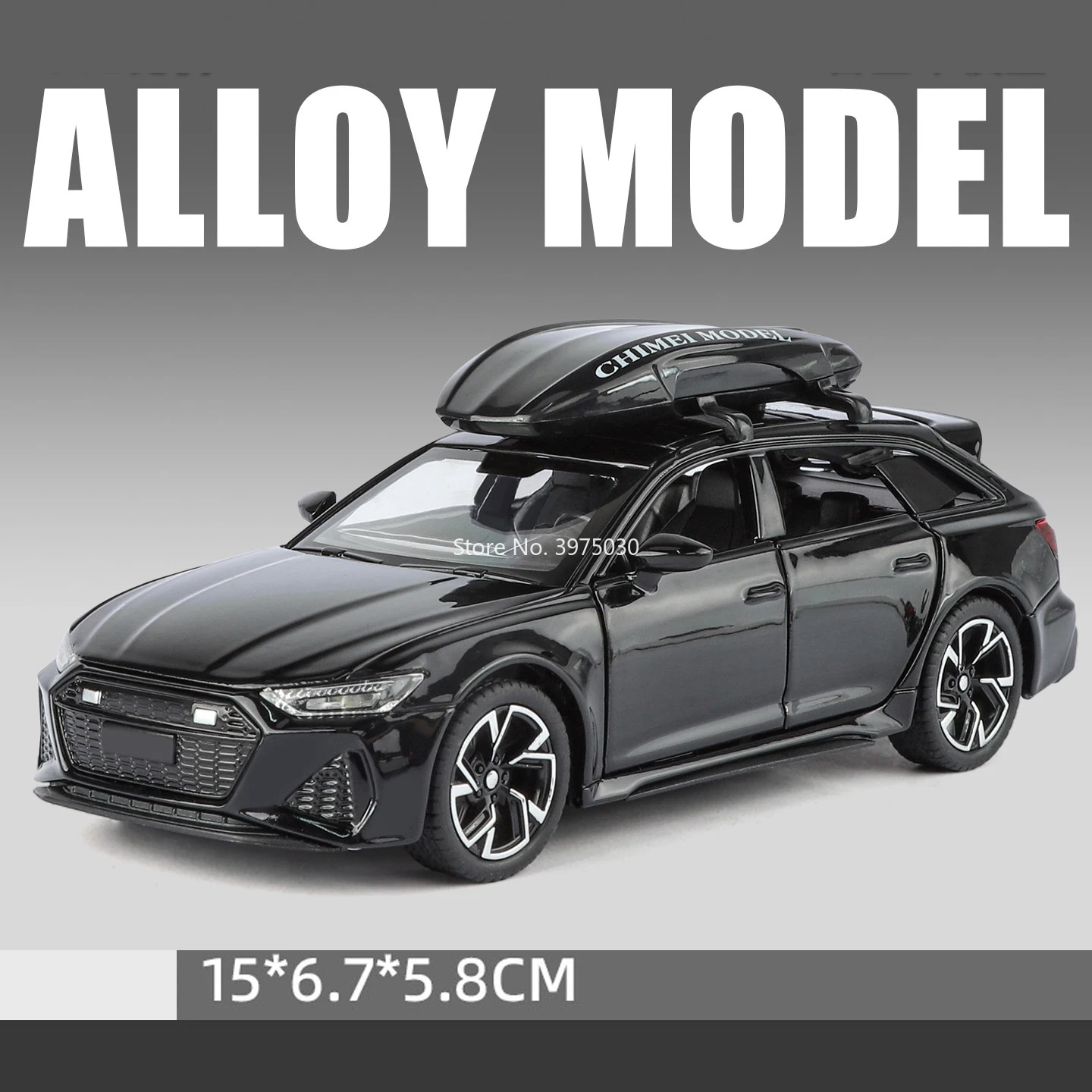 White RS6 1:32 Scale Diecast Model Car 8 White RS6 1:32 Scale Diecast Model Car - Image 8