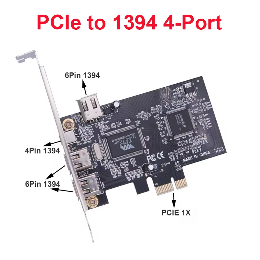 PCIe to IEEE 1394 FireWire Expansion Card 9 PCIe to IEEE 1394 FireWire Expansion Card - Image 9