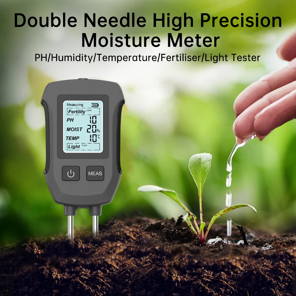 3-in-1 Digital Soil Tester with Backlit Display 4 3-in-1 Digital Soil Tester with Backlit Display - Image 4