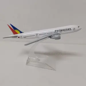 B777 Philippine Airlines Diecast Model 1/400 Scale 9 Sa6c4d8cd49d045219b979906bc8ddde18