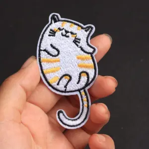 Cartoon Cat Patch Set of 5 Patches