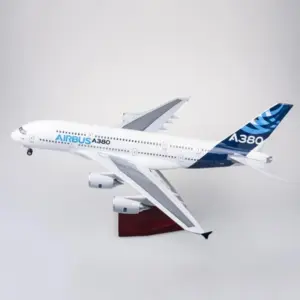 Airbus A380 Scale Model 45cm with Base and Landing Gear 8 Sa71400574d9041188209af1352e1a669o