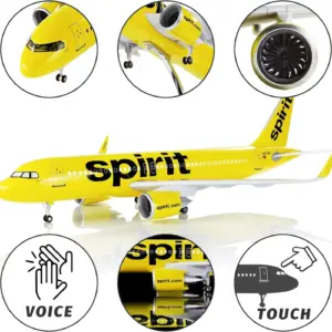 Spirit Airlines Airbus A320 Model 47CM with LED 9 Sa71ded333e4f44069cdcd9484bb8324ae