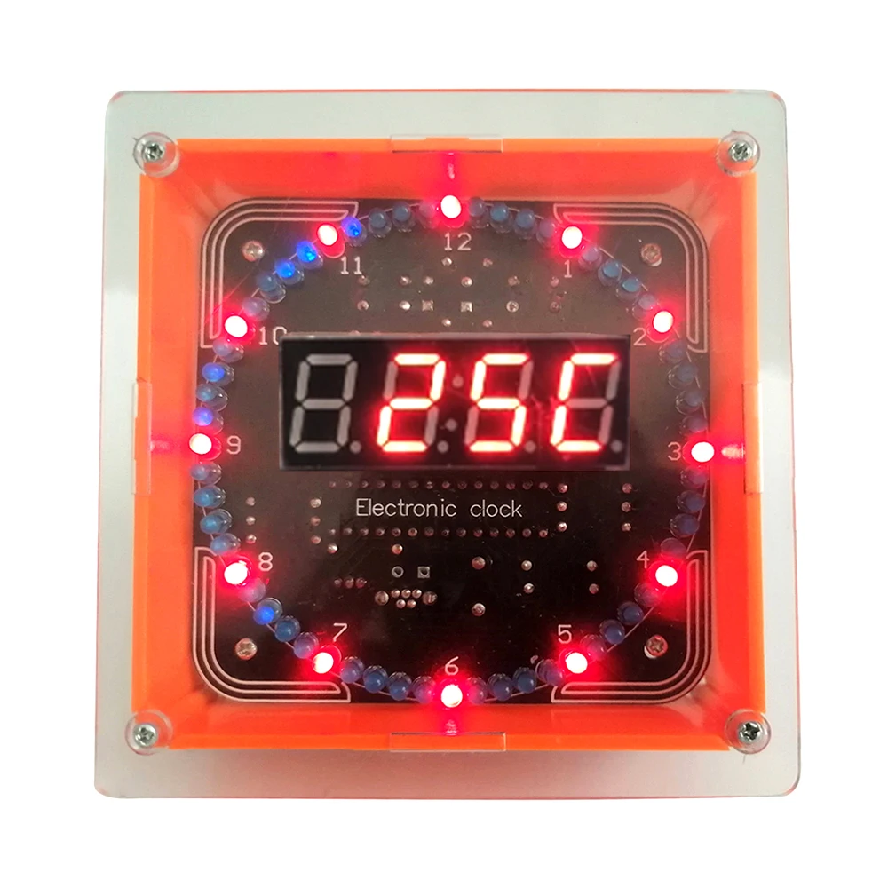 Digital Clock DIY Kit with LED Display 4 Digital Clock DIY Kit with LED Display - Image 4