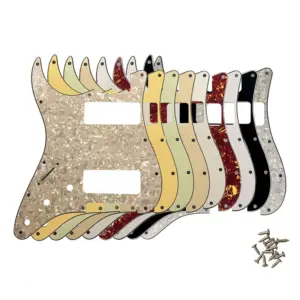 Left-Handed Stratocaster Pickguard for P90 Humbuckers