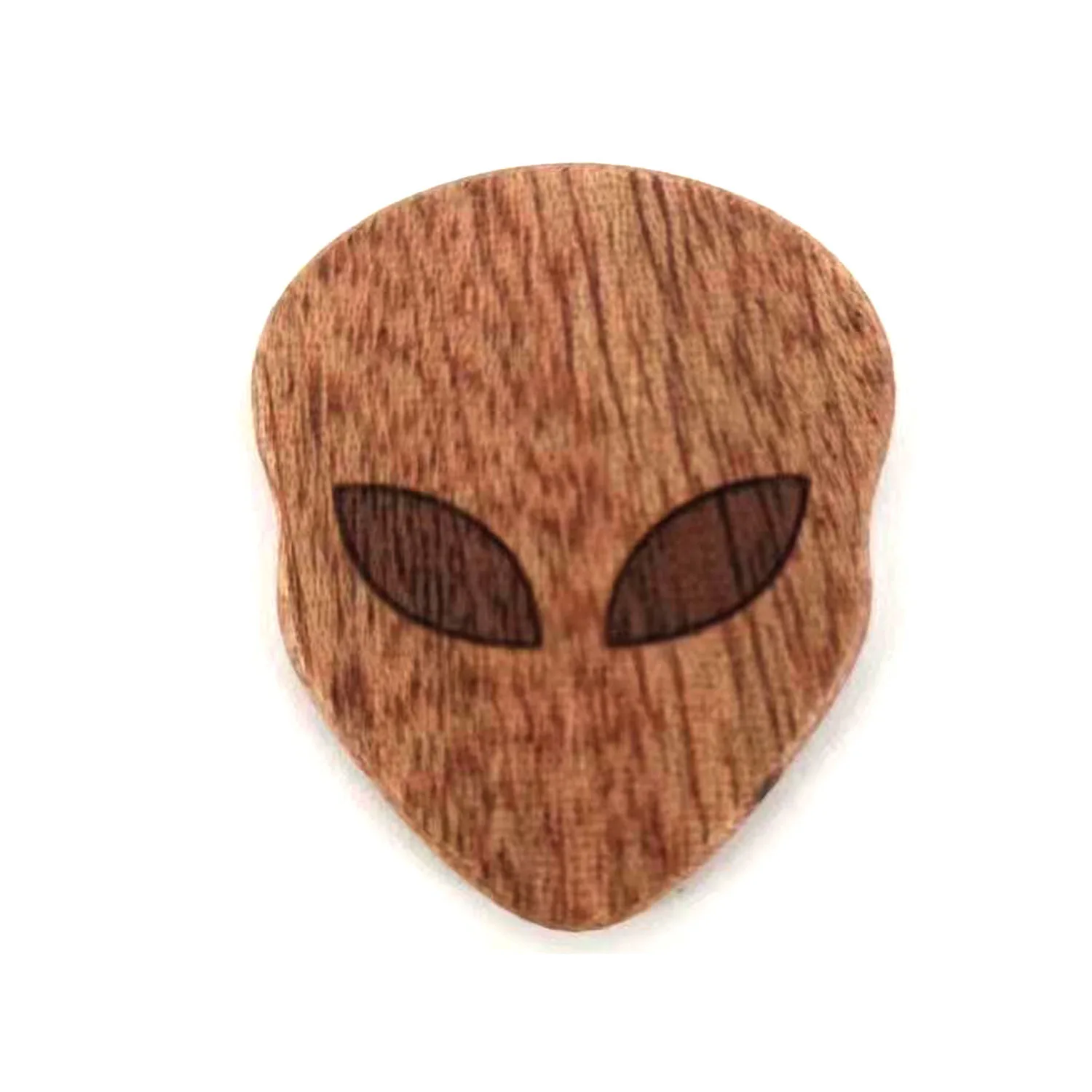Handcrafted Wooden Guitar Pick with Alien & Skull Designs 8 Handcrafted Wooden Guitar Pick with Alien & Skull Designs - Image 8