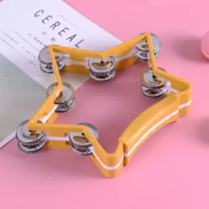 Colorful Five-Pointed Star Children's Tambourine 15 Sa7c01e29c97e42a38b7bc774c8da61d0G