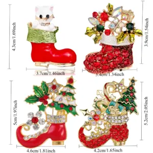 Festive Christmas Brooch with Rhinestones 8 Sa7c0c34e6ae94bb6b735951755590bbal