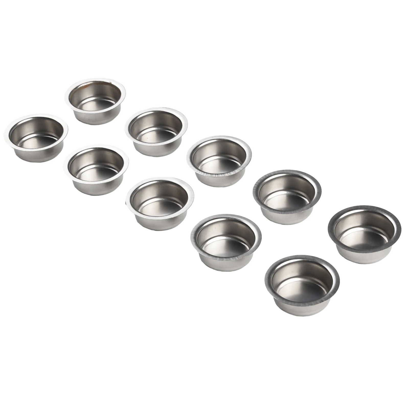 Stainless Steel Candle Cups Set of 12 5 Stainless Steel Candle Cups Set of 12 - Image 5