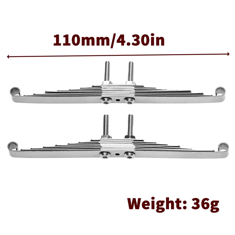 RC Truck Metal Suspension Spring Plates Set 2 RC Truck Metal Suspension Spring Plates Set - Image 2