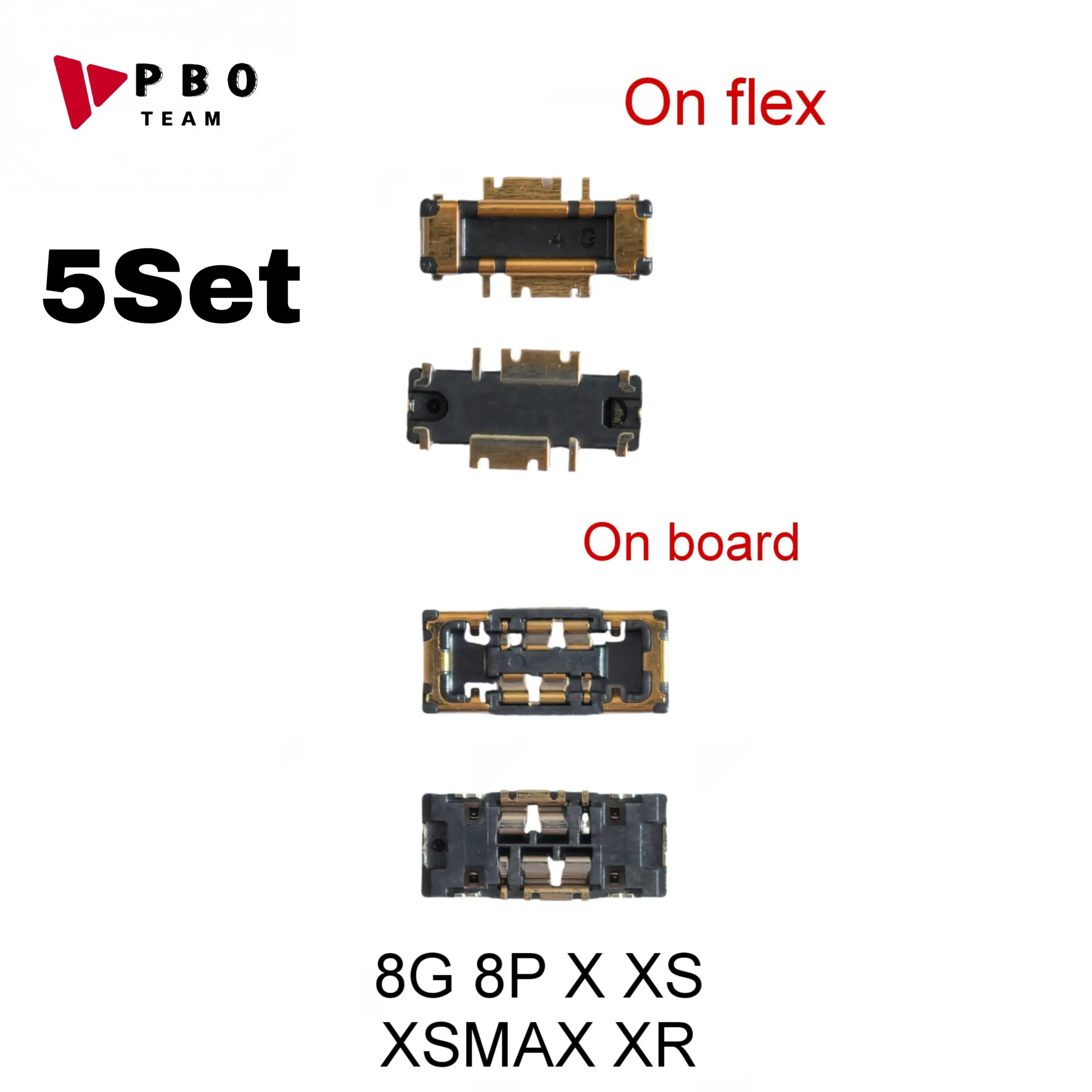 iPhone Battery FPC Connector Clips Set (5 Pieces) 5 iPhone Battery FPC Connector Clips Set (5 Pieces) - Image 5