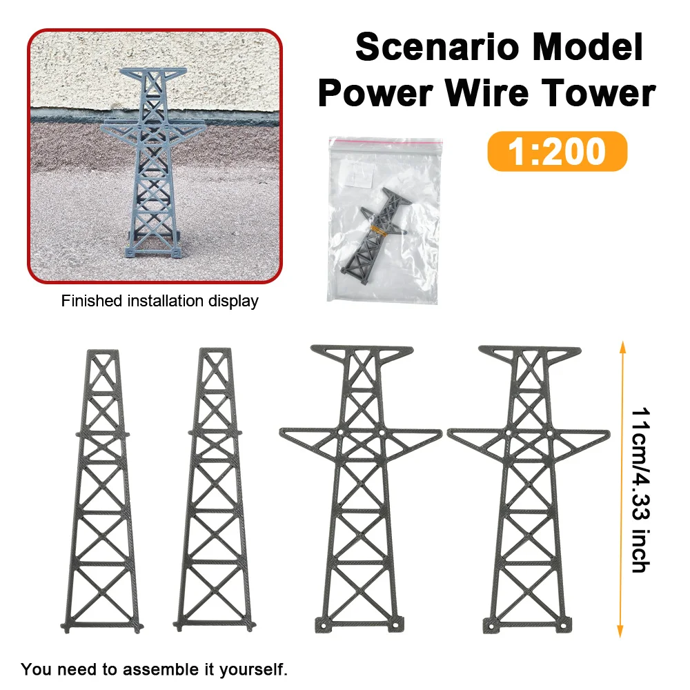 High Voltage Power Line Tower Model in Scales 1:150/200 8 High Voltage Power Line Tower Model in Scales 1:150/200 - Image 8