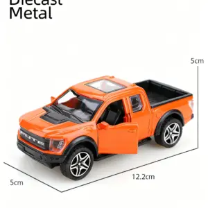 Black Die-Cast Muscle Pickup Truck Model 12 Sa818fefb6365409a9ff4b9d699f82c83P