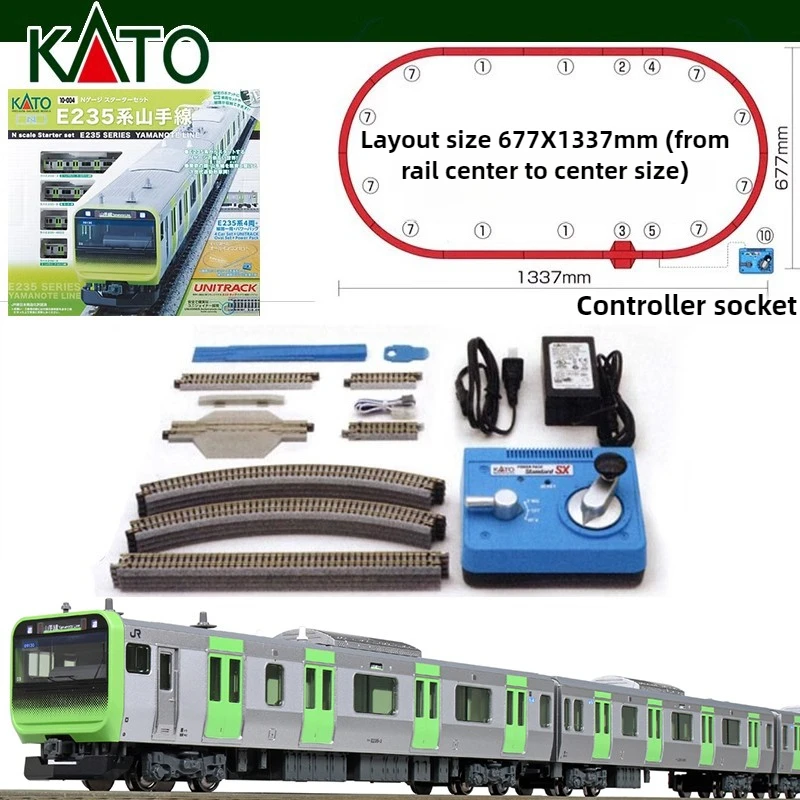 KATO N Scale Shinkansen Model Set in Vibrant Colors 8 KATO N Scale Shinkansen Model Set in Vibrant Colors - Image 8