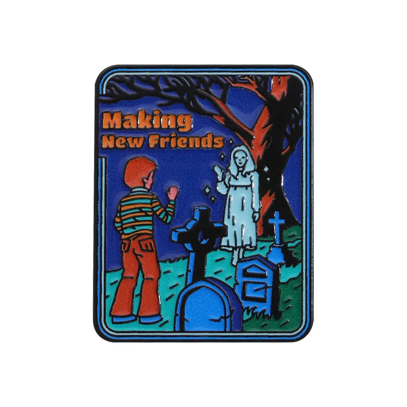 Horror Fairy Tale Alloy Brooch in 4 Colors 8 Horror Fairy Tale Alloy Brooch in 4 Colors - Image 8