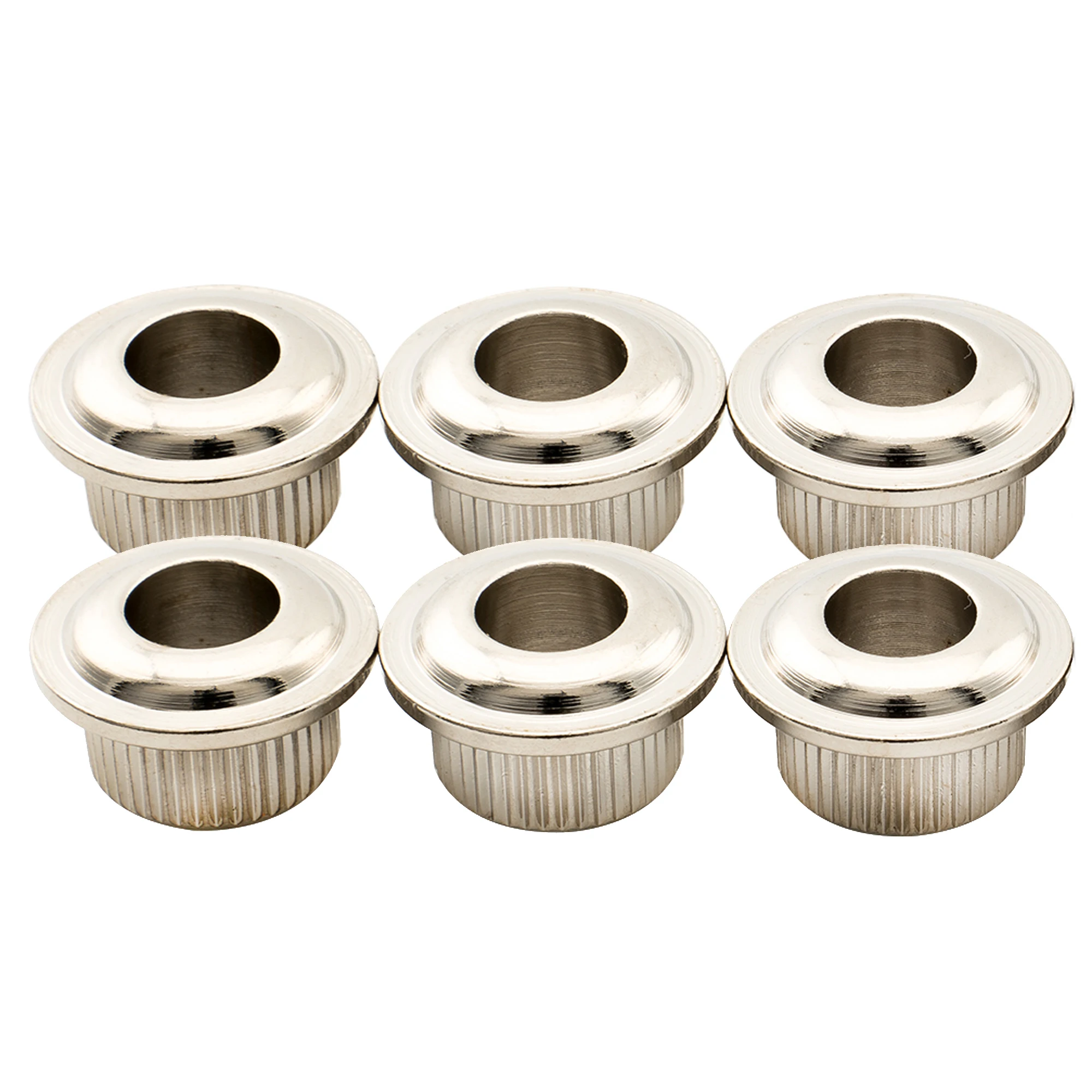 Set of Six Black Guitar Tuner Bushings for Vintage Conversion 8 Set of Six Black Guitar Tuner Bushings for Vintage Conversion - Image 8