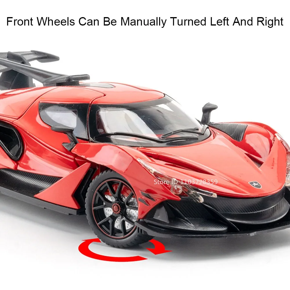 1:24 Diecast Alloy Racing Car Model 3 1:24 Diecast Alloy Racing Car Model - Image 3