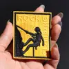 Rock Climbing Embroidered Patch 7.5cm x 5.5cm
