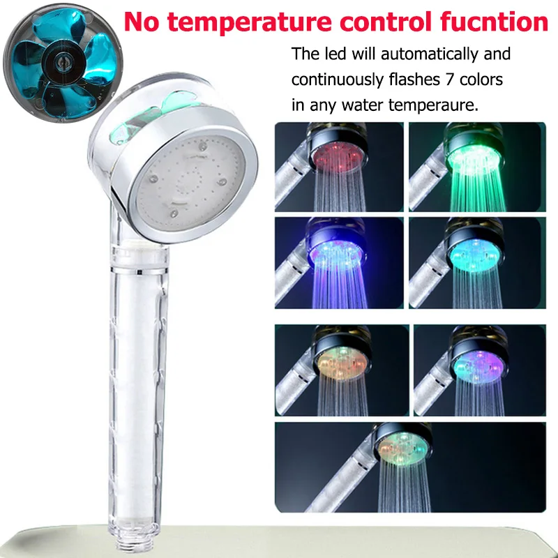 LED Shower Head with Temperature Colors 8 LED Shower Head with Temperature Colors - Image 8