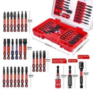 27-Piece Impact Screwdriver Bit Set with Case 8 Sa88c5e07af0d4c1fbc0a04448fbe00ebF