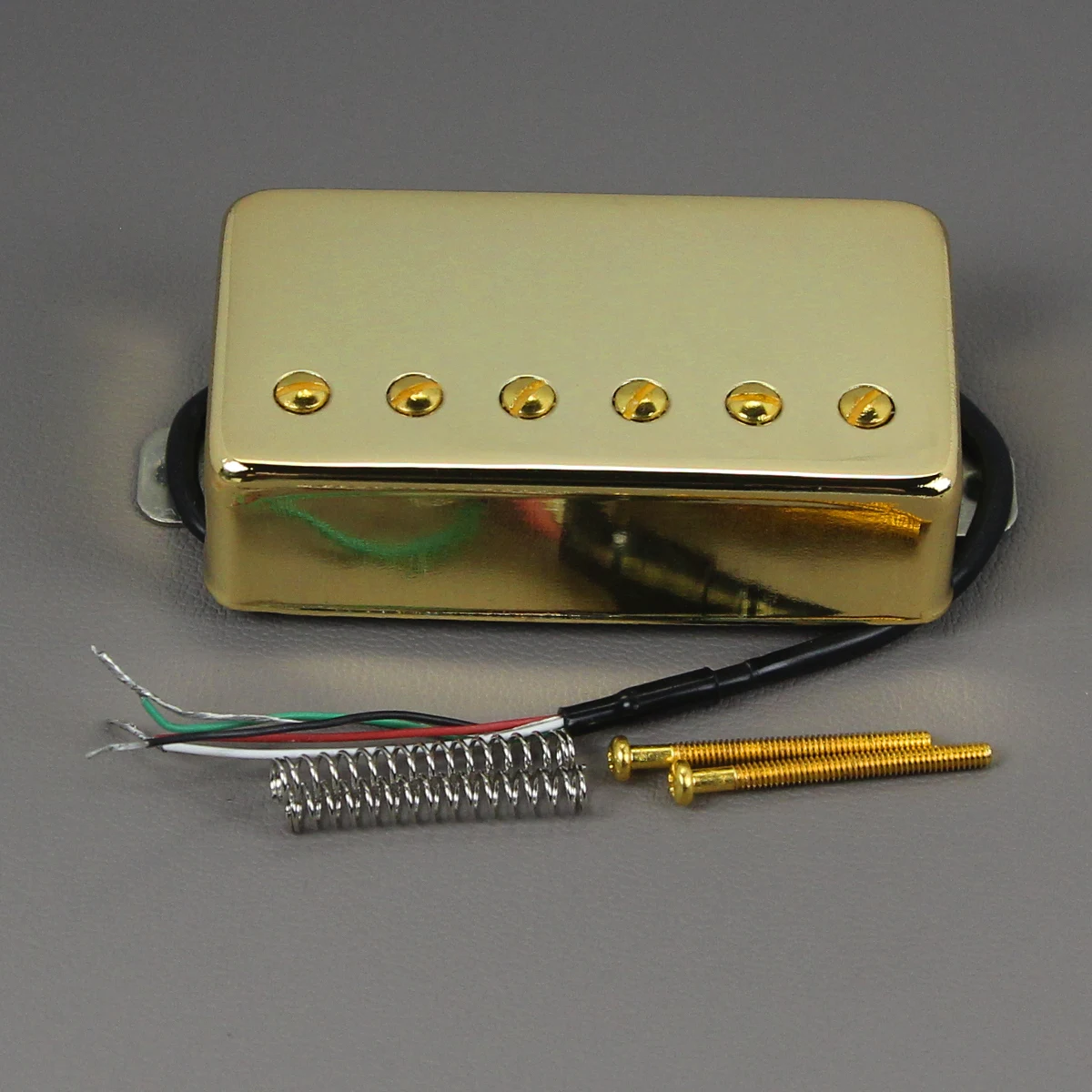 Black and Gold Humbucker Pickup for LP Style 5 Black and Gold Humbucker Pickup for LP Style - Image 5