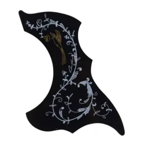 Decorative Hummingbird Acoustic Pickguard Set 18 Sa88e5c8ac6654a778641d2e654725e369