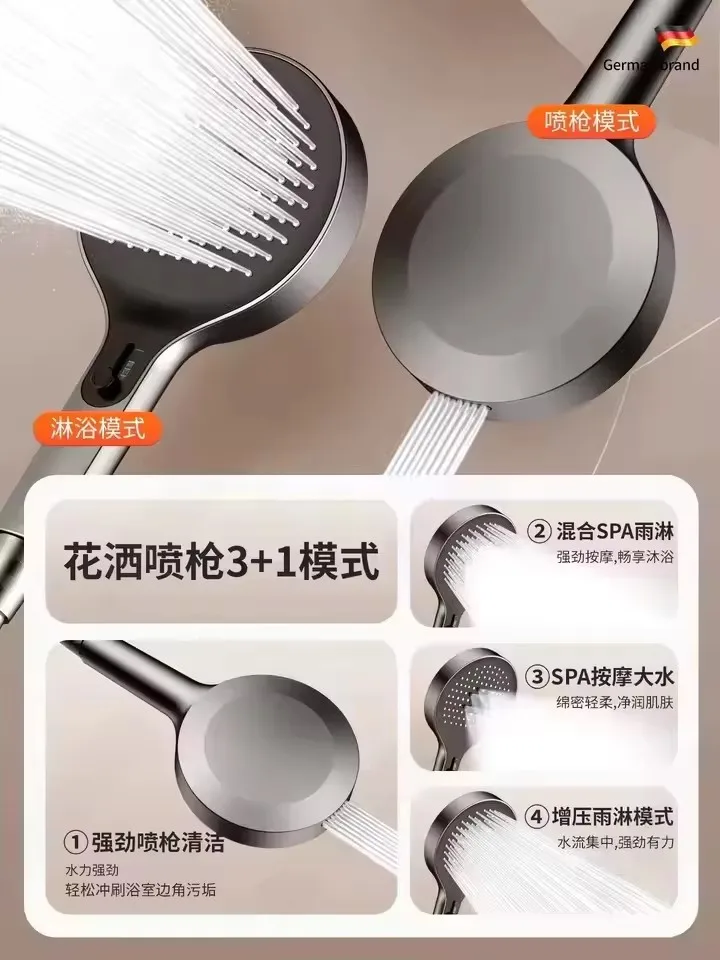 Modern Pressurized Handheld Shower Head 5 Modern Pressurized Handheld Shower Head - Image 5