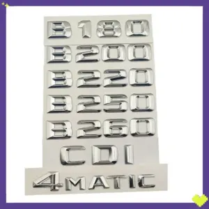 3D Emblem Badge Sticker Set for Mercedes-Benz