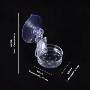 Reptile Food Water Bowl with Suction Cup 15 Sa92a2f28f21445a382f259185397fcc3f