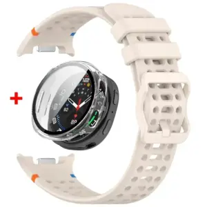 Vibrant Orange Silicone Strap for Galaxy Watch 8 16 Sa941a5fbb3ea406c90b1bb2e62e941ec9