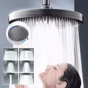 230mm Modern Rainfall Shower Head with 6 Modes 11 Sa95544111a1c49319efc585cc4a0035er