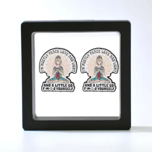 Yoga Meditation Brooch Set of Two