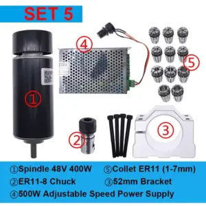 48V 300W/400W DC Spindle Motor Kit 17 Sa9a8b7023467475880870d18d827481cT