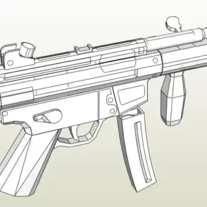MP5K Paper Model for Display 9 Sa9cc1a7ca32542b39352bfe3337318a3d