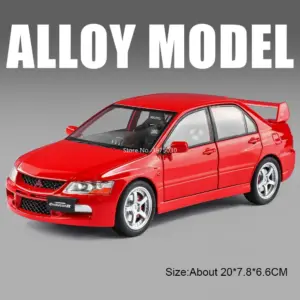 Mitsubishi EVO9 1:24 Scale Diecast Model 17 Sa9cd4ac366a741a2beca0557f0fff4e5d