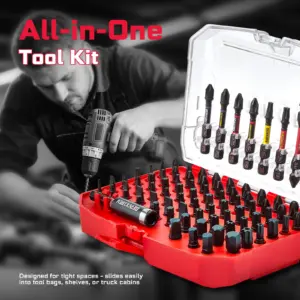 83-Piece Professional Driver Bit Set with Magnetic Tips 13 Sa9d4f88ecd6c44cf83373b8663310a3fm