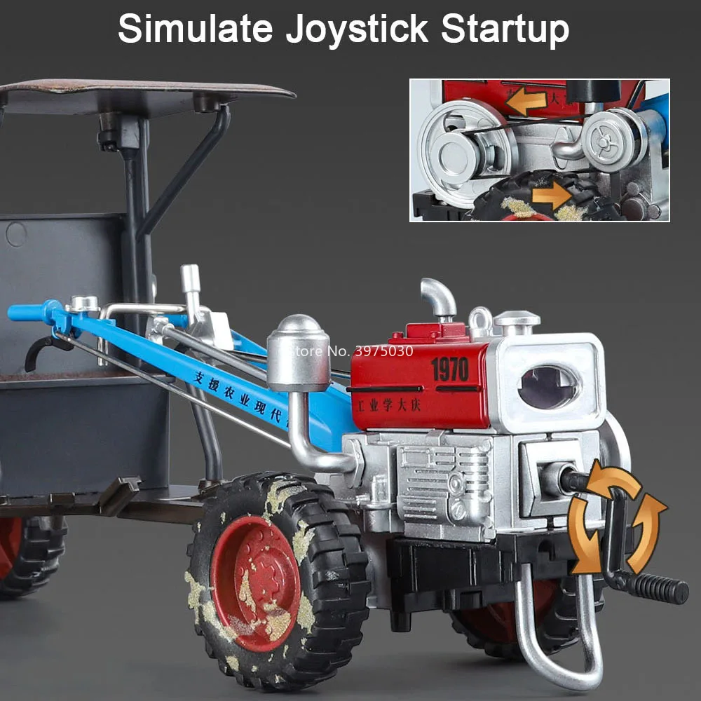 Blue 1:24 Scale Tractor Model for Collectors 5 Blue 1:24 Scale Tractor Model for Collectors - Image 5