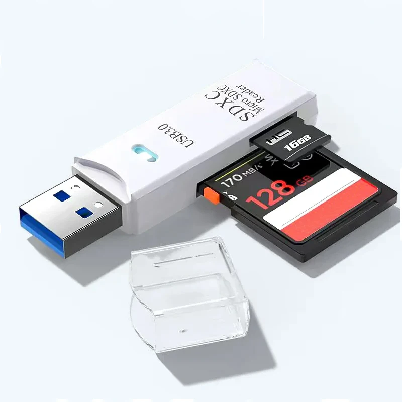 USB 3.0/2.0 Card Reader for SD & Micro SD 2 USB 3.0/2.0 Card Reader for SD & Micro SD - Image 2