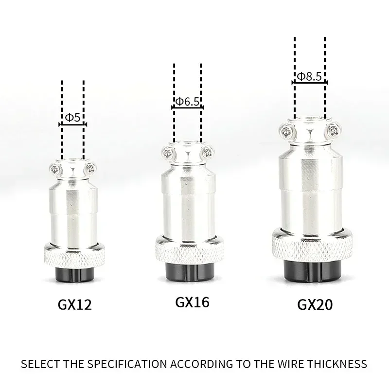 Waterproof Aviation Connector Set GX12 GX16 GX20 2 Waterproof Aviation Connector Set GX12 GX16 GX20 - Image 2