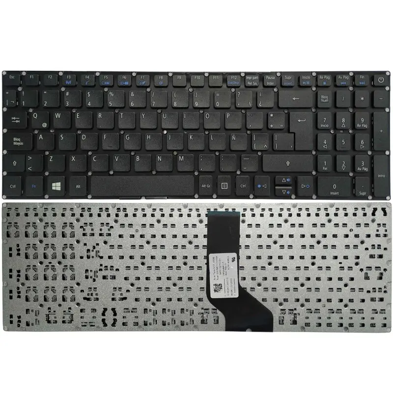 Acer Aspire Replacement Black Keyboard 8 Acer Aspire Replacement Black Keyboard - Image 8
