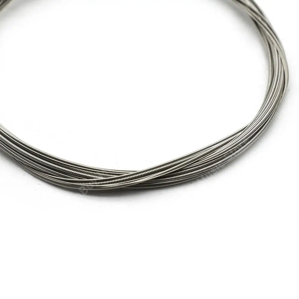 Silver Stainless Steel Electric Guitar Strings Set 4 Silver Stainless Steel Electric Guitar Strings Set - Image 4