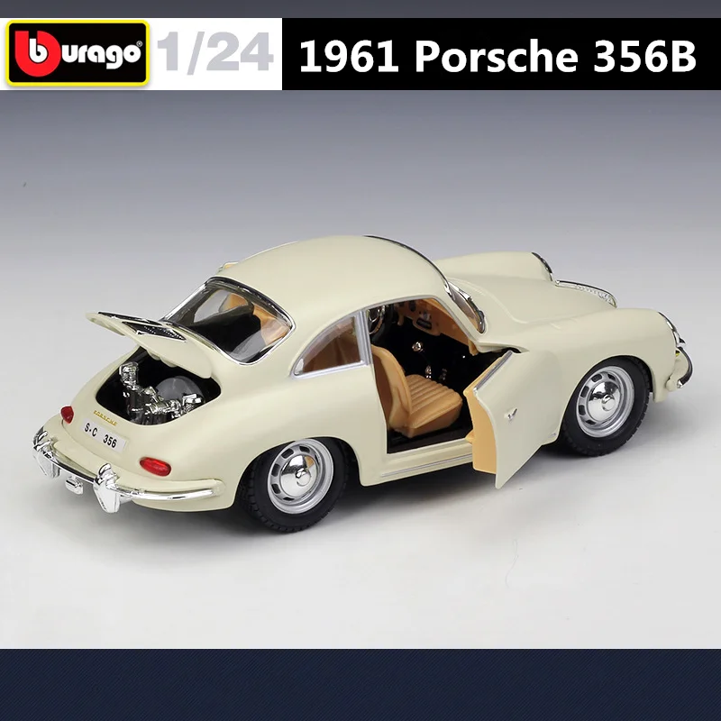 Vintage Porsche 356B Coupe Diecast Model 1:24 Scale 4 Vintage Porsche 356B Coupe Diecast Model 1:24 Scale - Image 4