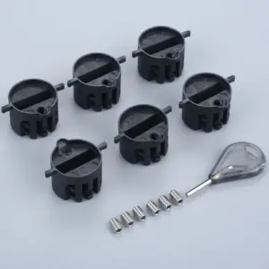 FCS Surfboard Fin Plugs Set 6Pcs Stainless Steel 15 Saa78484b45aa4f3aa66e8870adc7a7f5T