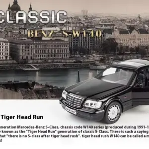 1:32 Scale Mercedes-Benz S W140 Diecast Model 13 Saa7ebf84515e43ac95bf4a4b6ea10c9ab