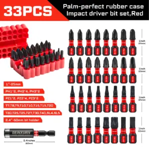 33-Piece Impact Screwdriver Bit Set for Professionals 15 Saabc239870ee4e4dbf3266c77e7ceabaj