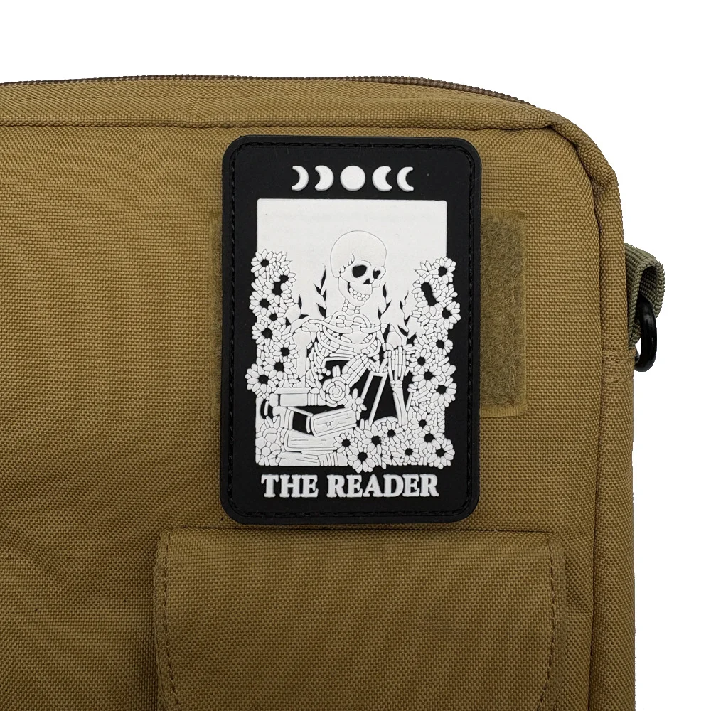 Gothic Skeleton Patch with Floral & Moon Phases 3 Gothic Skeleton Patch with Floral & Moon Phases - Image 3