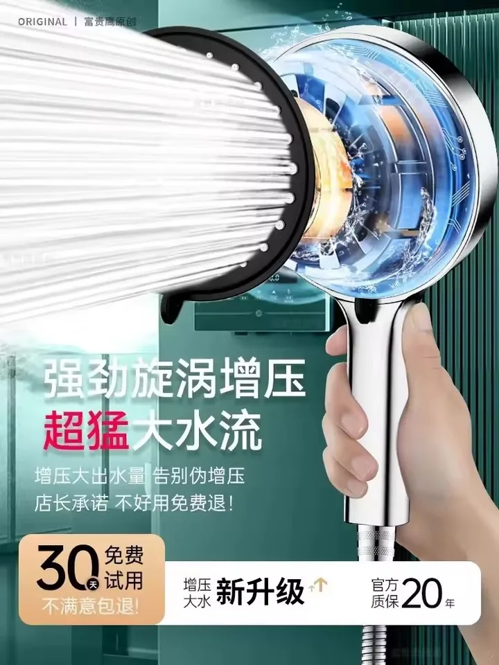 15CM Large Modern Panel Shower Head with 6 Modes 5 15CM Large Modern Panel Shower Head with 6 Modes - Image 5