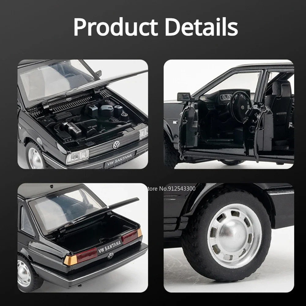Retro Santana 1:24 Diecast Model Car 6 Retro Santana 1:24 Diecast Model Car - Image 6